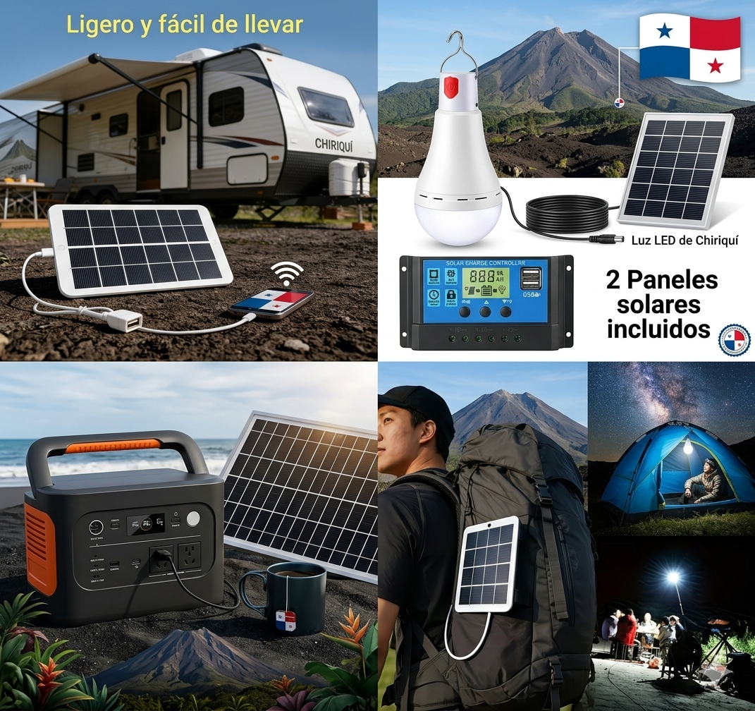 Carga de dispositivos con energía solar